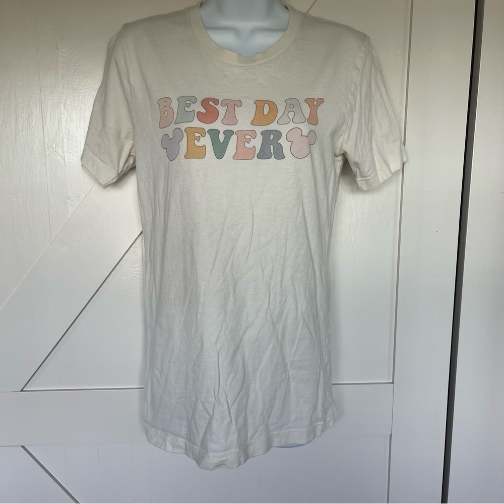 Small boutique disney best day ever t shirt
